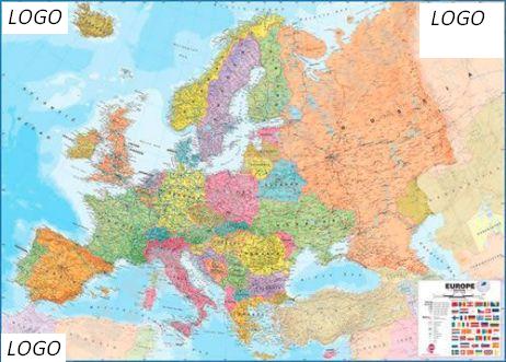 MapyCZ.cz - Ukázka umístění loga na obří mapě Evropy 